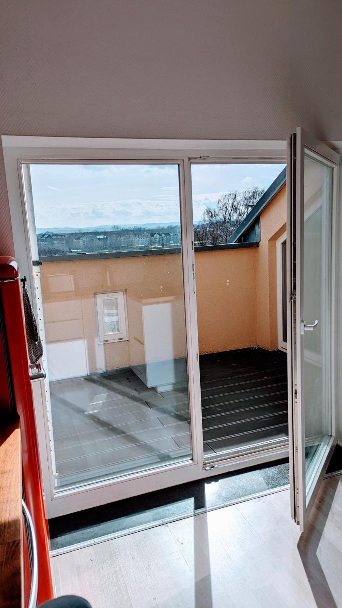 Rooftop Art Apartment, E-Roller,Ausblick,Wlan,Tv Chemnitz Exteriör bild